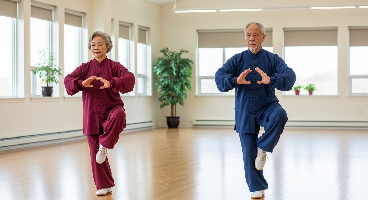Empty Stance tai chi balance pose