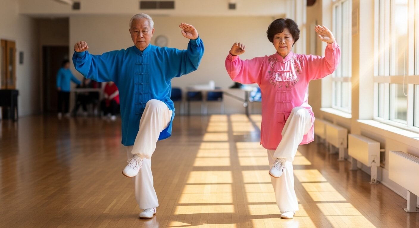 Golden Rooster Stance for tai chi single-leg balance