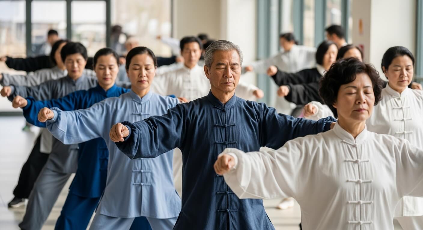 Tai chi standing meditation for seniors